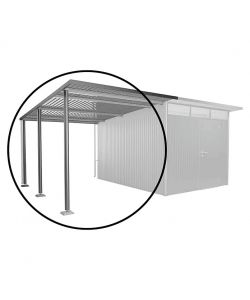 Biohort Tetto Laterale Grigio Quarzo per Capannone AvantGarde 340x243 cm