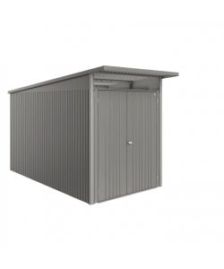 Biohort Casetta da giardino AVANTGARDE A4 ECO grigia metallo 180x380 cm