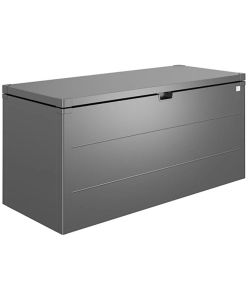 Biohort Cassapanca Esterno Grigio Scuro 170x70x81 cm con Chiave