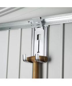 Biohort Casetta da Giardino Europa 3 - Argento Metallizzato 203x156 cm