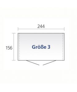 Biohort Casetta da Giardino Europa 3 - Argento Metallizzato 203x156 cm