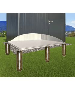 Biohort Fondamenta Smartbase Plus H6 292x292 cm Resistente Intemperie