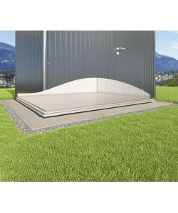 Biohort Pavimento SmartBase Neo L 140x198cm Alluminio per Casetta Giardino