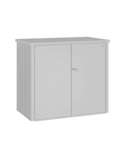 Biohort - Box per bidoni di spazzatura Alex Duo - Argento - 120/240 L