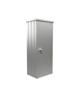 Biohort Armadio da Esterno Julia M High Argento Metallizzato 77,7x57 cm