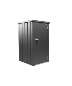 Biohort Armadio da esterno Julia L grigio scuro metallizzato 77,7x87 cm