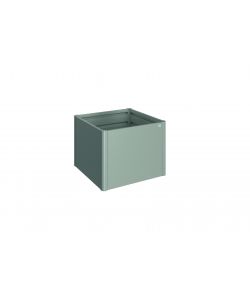 Aiuola rialzata Misura 1x1 grigio quarzo metallizzato