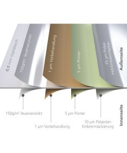 Biohort Baule da Esterno Grigio Quarzo Metallizzato 134x62x71 cm
