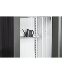 Biohort Ripiani per armadio esterno Julia - Set 2 ripiani acciaio 66x28 cm