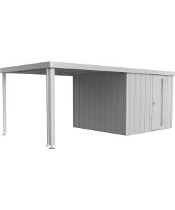Biohort Tetto Laterale Argento Metallo per Casetta Neo 3A/3B/3C/3D