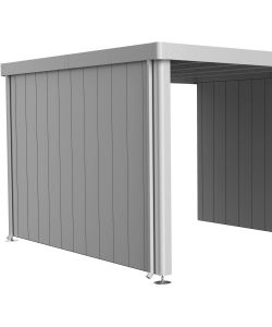 Biohort Parete Laterale Casetta Neo 4A/4B/4C/4D Argento Metallo 3,15x2m