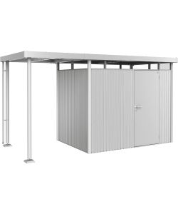 Biohort Tettoia Laterale per Casetta Giardino Argento 150x195x222 cm