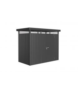 Casetta HighLine Misura H1 grigio scuro metallizzato, porta standard