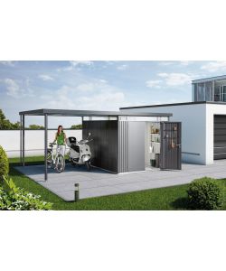 Tetto laterale casetta HighLine Misura H5 grigio scuro metallizzato