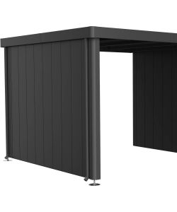 Biohort Parete Laterale Casetta Neo 3A/3B/3C/3D Grigio Scuro 2,59m
