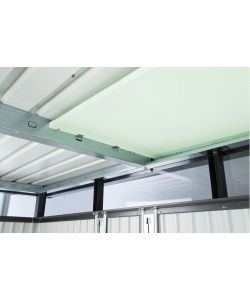 Biohort Casetta da Giardino HighLine H2 Grigio Quarzo 275x195x222 cm