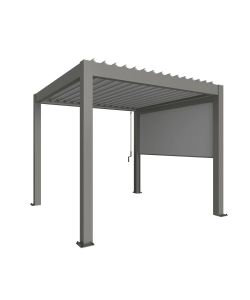 Biohort Tenda Parasole Avvolgibile 3 m Grigio Quarzo Metallizzato
