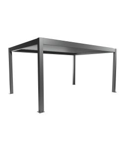 Biohort Pergola Grigio Quarzo 515,5x367,5x264 cm in Metallo con Lamelle