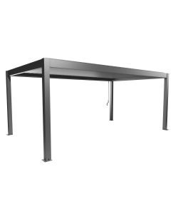 Biohort Pergola Grigio Quarzo 6x3,5 m in Metallo per Giardino e Terrazzo