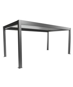 Biohort Pergola in Metallo Grigio Quarzo/Argento 552,5x312 cm