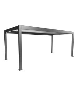 Biohort Pergola in metallo grigio quarzo/argento 608x312 cm