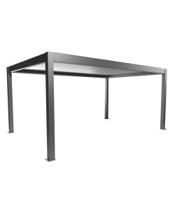 Biohort Pergola in Metallo Grigio Quarzo/Argento 5,5x3,5 m Outdoor