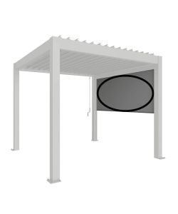 Biohort Tenda da Sole Elettrica Grigio Quarzo 3,27x2,35 m per Pergola