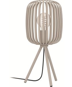 Eglo lampada da tavolo Romazzina sabbia 43,5 cm E27 per soggiorno e camera