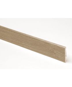 Kimono Battiscopa MDF Rovere Beige Niagara 58x14 mm Lunghezza 240 cm