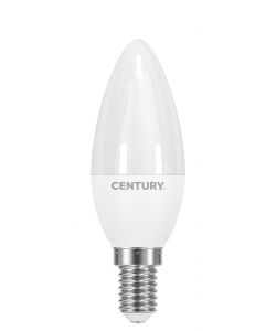 Lampadina LED Onda a candela 6W E14 4000K 510Lm