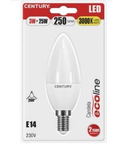 Lampada Classica Led Ecoline Candela 3W