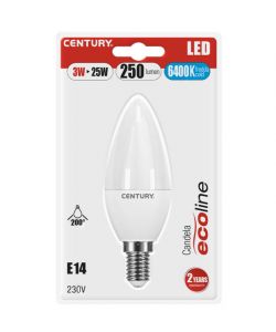 Lampada Classica Led Ecoline Candela 3W