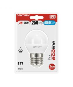 Lampada Classica Led Ecoline Sfera 3W