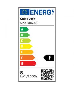 Century Plafoniera LED Lineare Speedy 8W Tricolor 573x30x20 mm