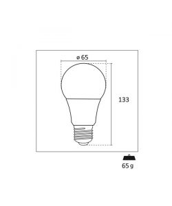 Lampadina LED Harmony 80 Goccia E27 20W 3000K 2450LM 65mm