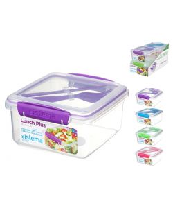 Pengo Porta Pranzo Ermetico 1,2L con Posate - Privo di BPA