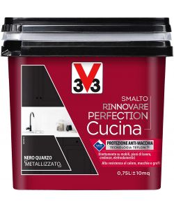 Smalto Rinnovare Cucina Nero quarzo metallizzato