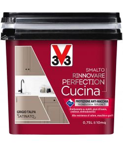 Smalto Rinnovare Cucina grigio talpa satinato