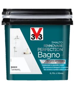 Smalto Perfection bagno bianco satinato