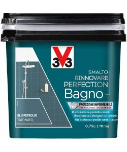 Smalto Perfection bagno blu petrolio satinato