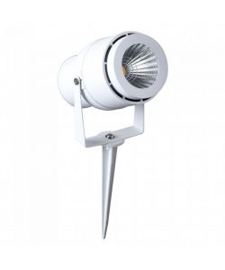 Faretto LED da Giardino 12W con Picchetto Colore Bianco Luce Verde IP65