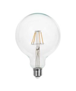 12.5W G125 Led Filament Bulb-Clear Cover With 3000K E27
