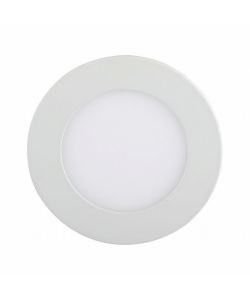 V-TAC Mini Pannello LED 3W Montaggio ad Incasso Rotondo Colore Bianco 2700K