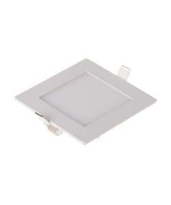 V-TAC Mini Pannello LED 3W Montaggio ad Incasso Quadrato Colore Bianco 2700K