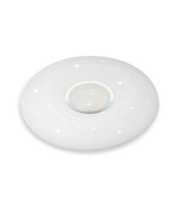 Plafoniera LED Rotonda 60W con Telecomando Cambia Colore 3 in 1 Effetto Stellato d: 493mm h: 80mm Dimmerabile