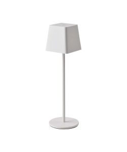 Lampada LED da Tavolo 2W Colore Bianco in Alluminio ricaricabile con USB C Touch Dimmerabile 3000K IP54