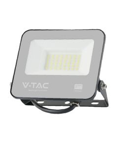 V-TAC Faro LED SMD Chip Samsung 100LM/W 30W Cavo 1m Nero 3000K IP65