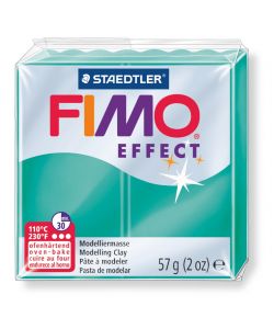 Pasta fimo soft effect 56 g verde traslucido