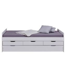 Letto Singolo Desert Rain Bianco 205 x 98 x 63 cm