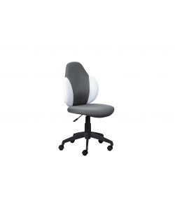 Poltroncina Morbido Pu grigio nero 5